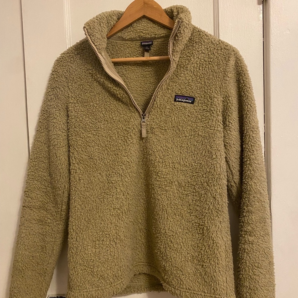 Patagonia Beige Sherpa Half-Zip